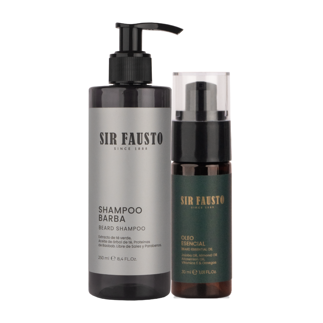 Shampoo Barba 250 ML + Aceite Esencial