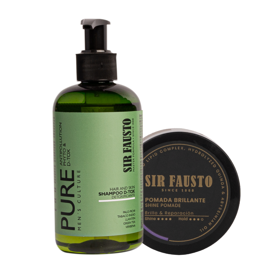 Shampoo D-Tox 250 ML + Cera Brillante 100 ML