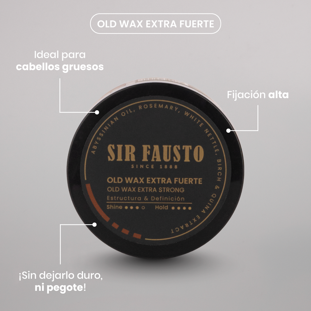 Cera para pelo (Old Wax Extra Fuerte)