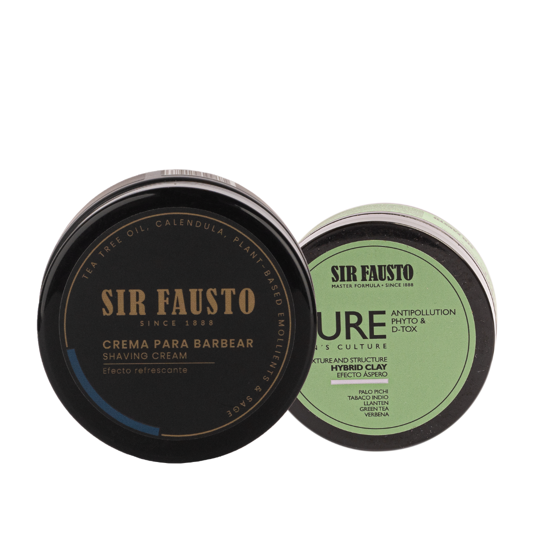 Crema para Afeitar + Hybrid Clay
