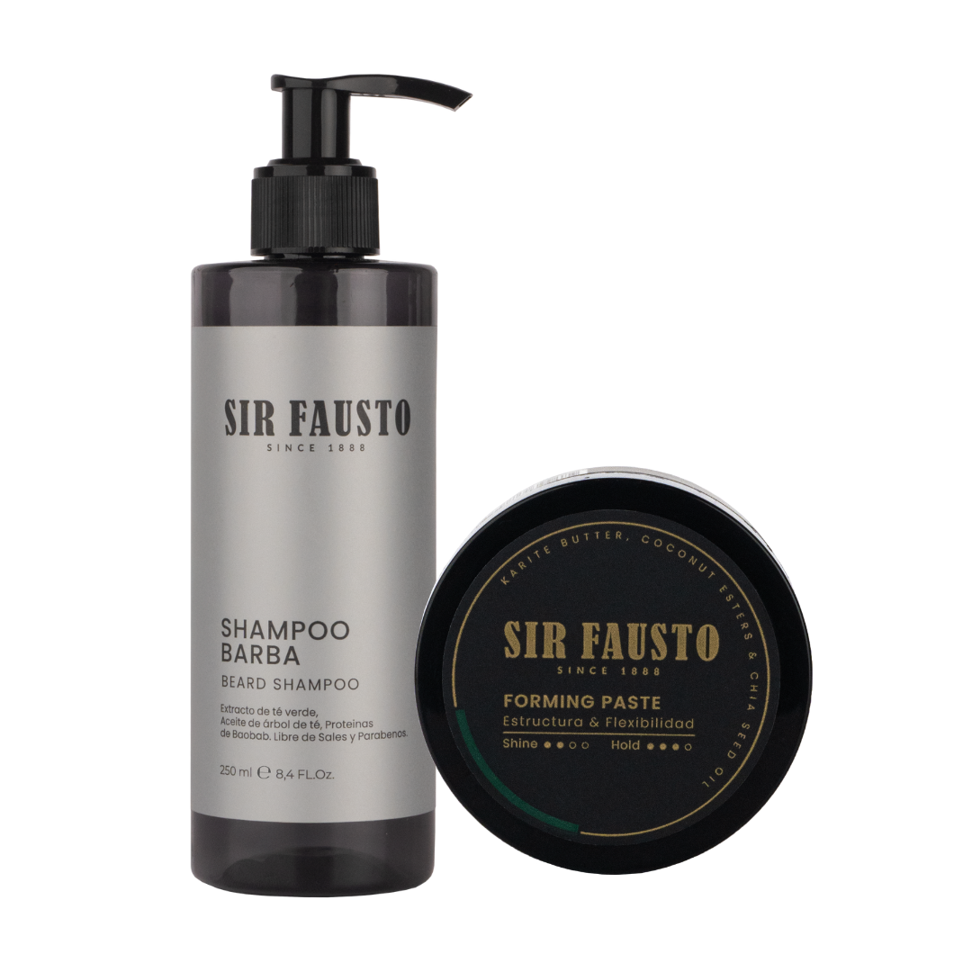 Shampoo Barba + Forming Paste