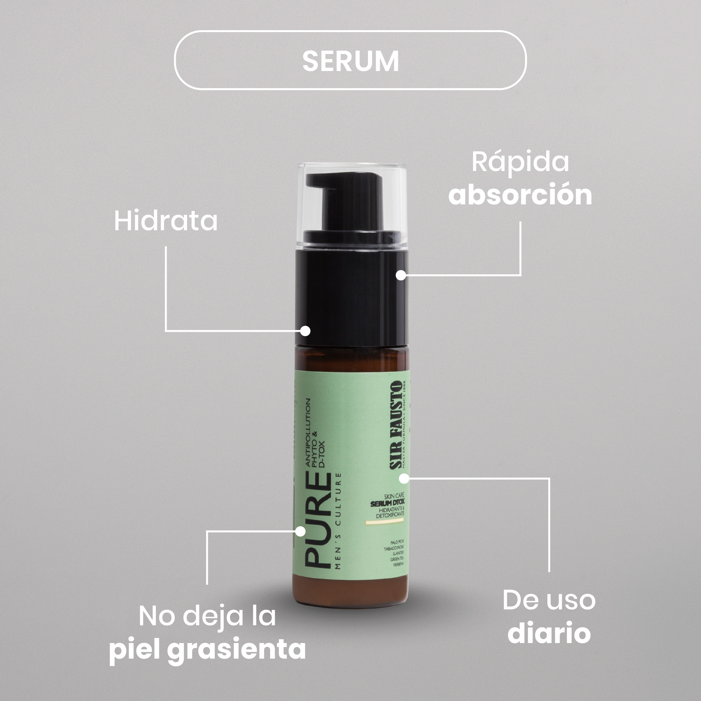 Serum D-Tox - Crema facial hidratante
