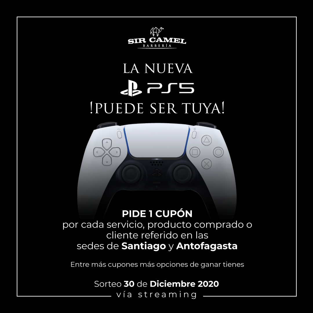 Datos: ¡Concursa y gana una PS5 con Sir Camel!