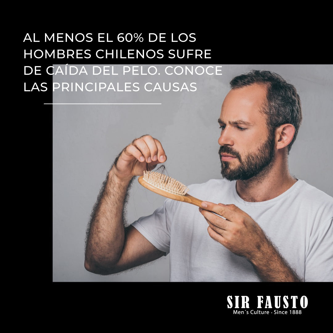 Al menos el 60% de los hombres chilenos sufre de caída del pelo. Conoce las principales causas