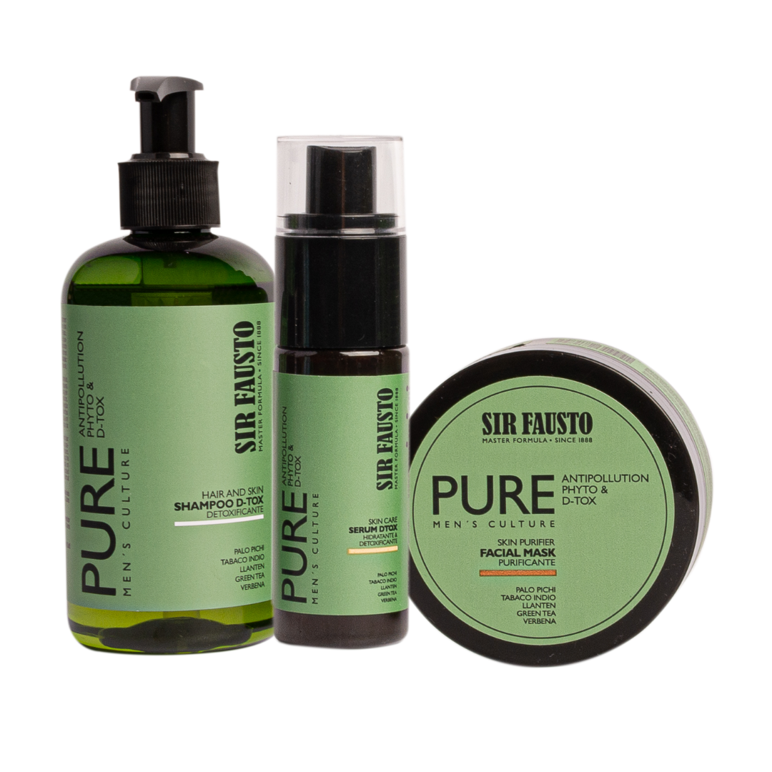 Serum D-Tox + Agua Micelar 250 ML + Clay Mask – Sir Fausto