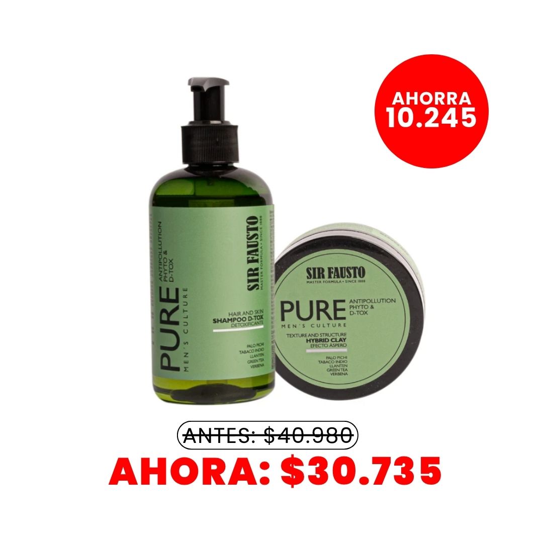 Shampoo Pure 250 ML + Hybrid Clay 100 ML