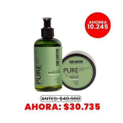Shampoo Pure 250 ML + Hybrid Clay 100 ML