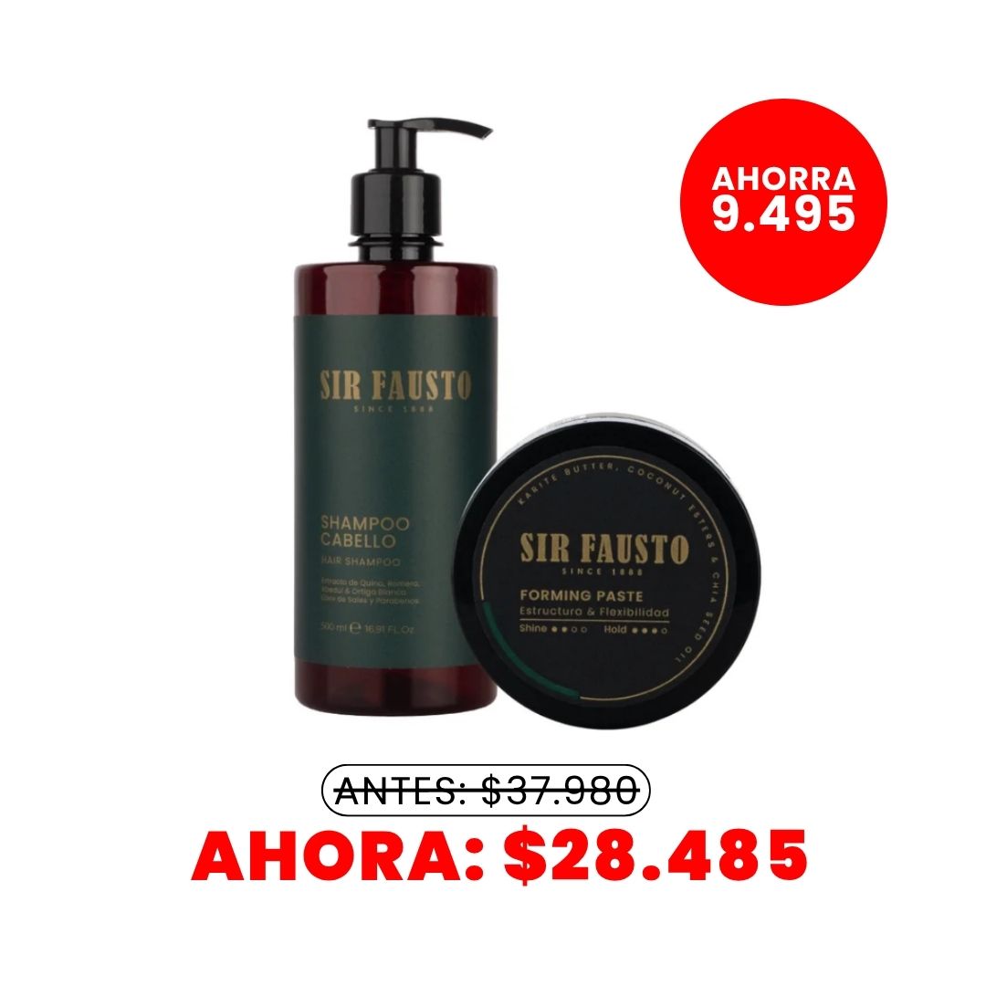 Shampoo Cabello Clásico 250 ML + Cera Forming Paste 100 ML