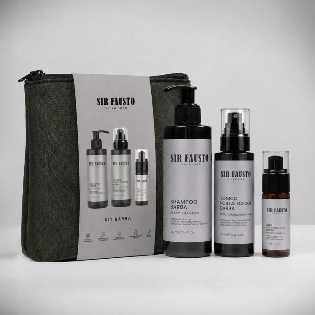 Kit Barba de 3 pasos + Neceser