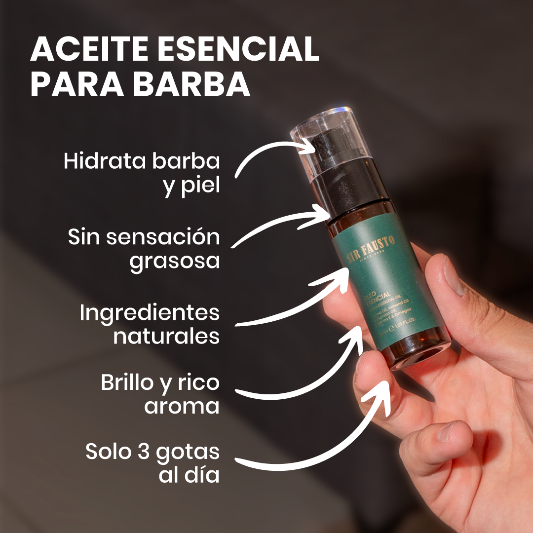 Aceite Esencial para barba (óleo)