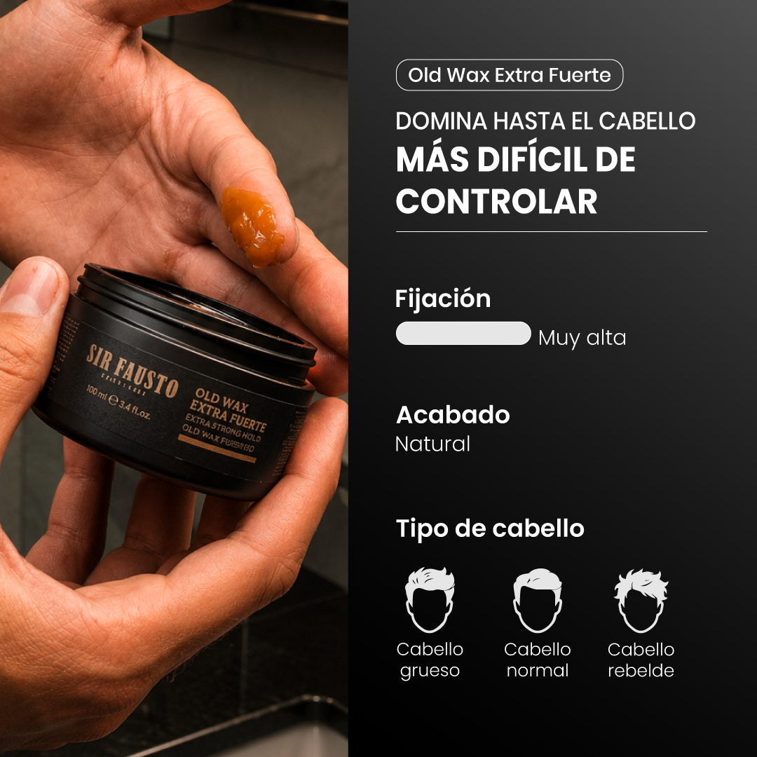Cera para pelo (Old Wax Extra Fuerte)