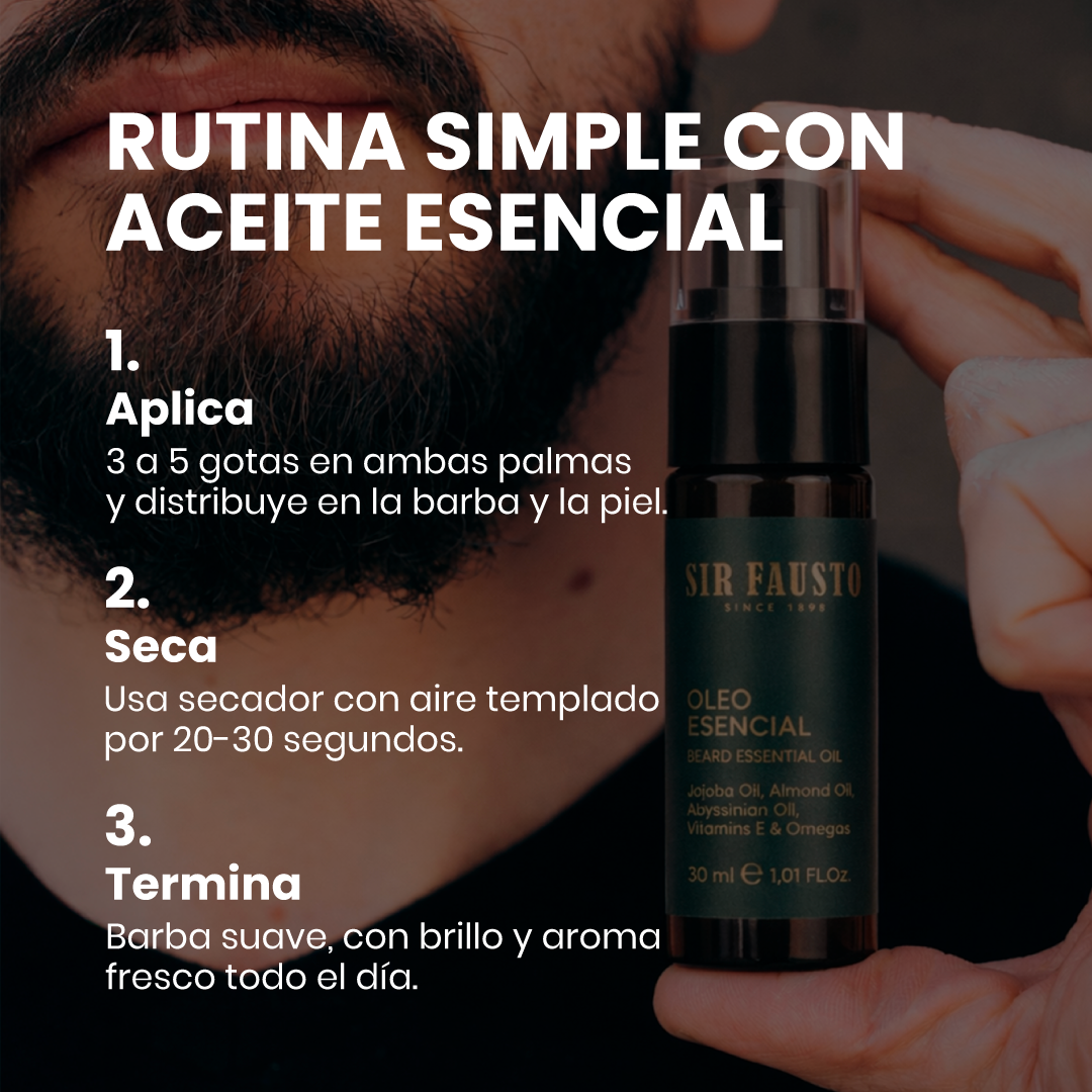 Aceite Esencial para barba (óleo)